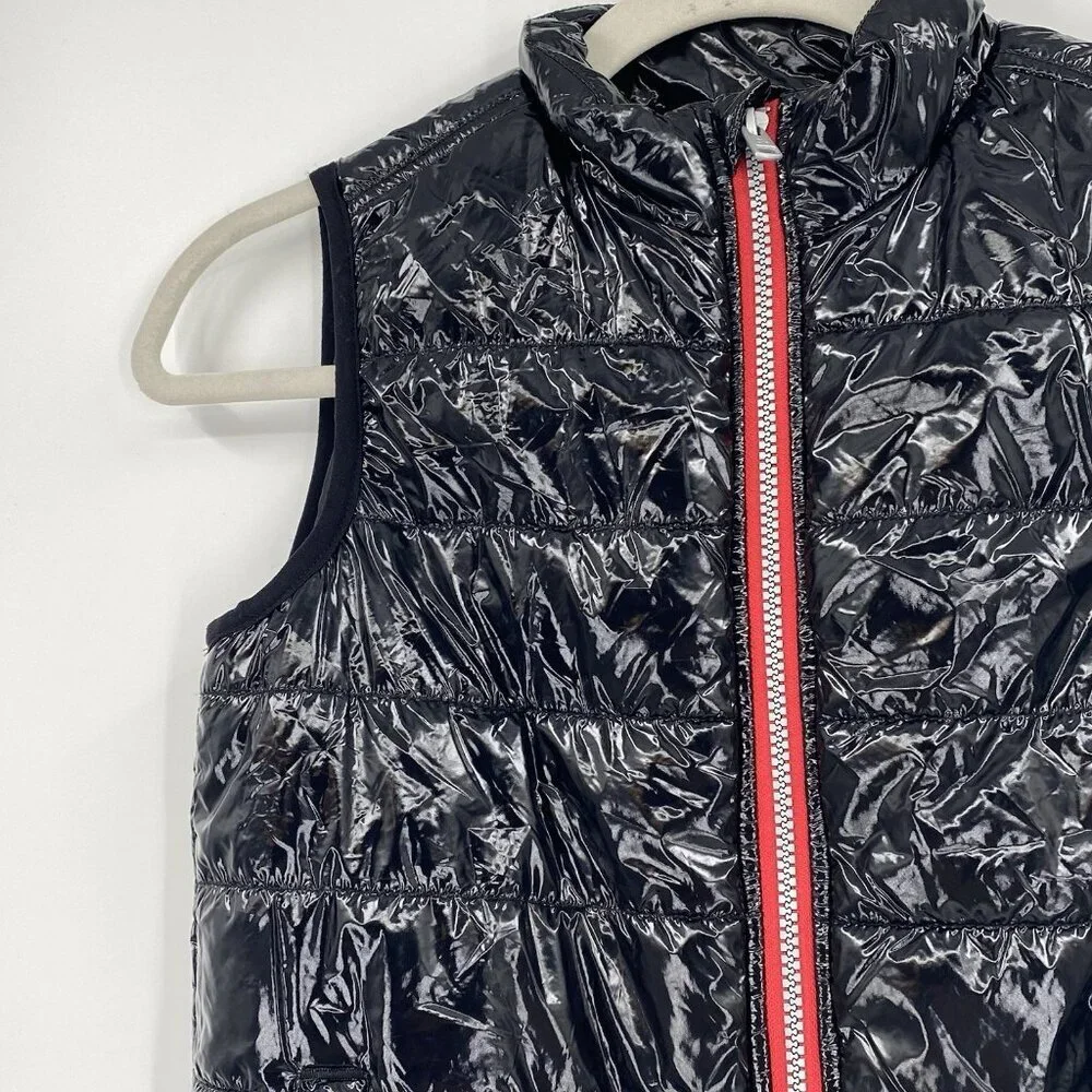 Calvin Klein Kids Youth Size 7 Black Shiny Puffer Vest